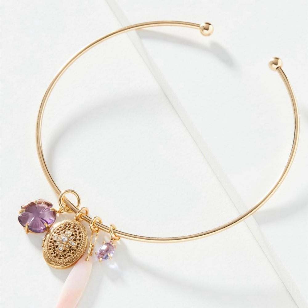 Locket Charm Choker Neckless